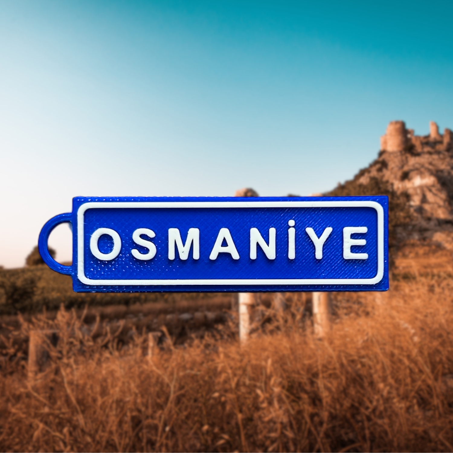 Memleketim Osmaniye Tabela Anahtarlık