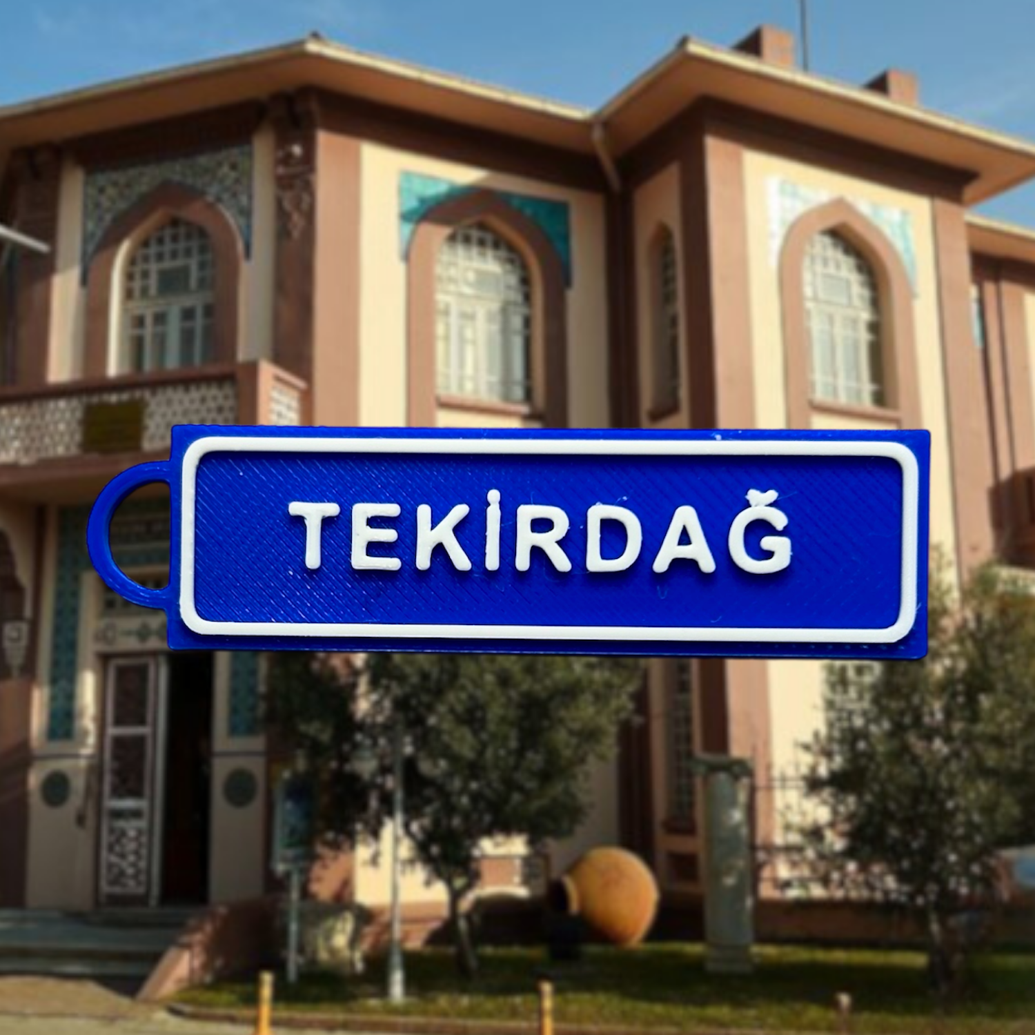 Memleketim Tekirdağ Tabela Anahtarlık
