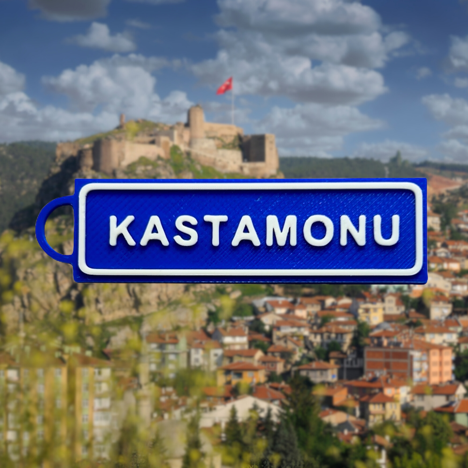 Memleketim Kastamonu Tabela Anahtarlık