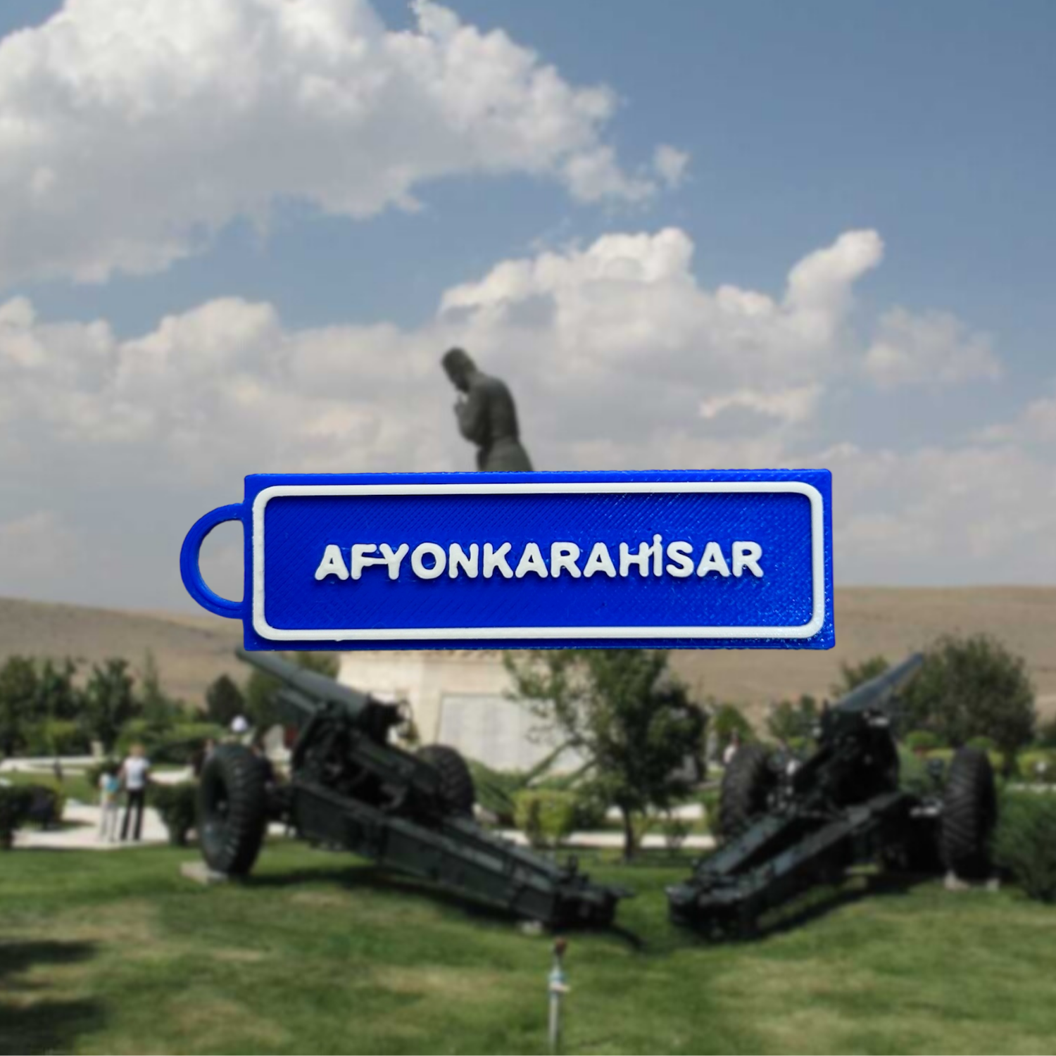 Memleketim Afyon Tabela Anahtarlık