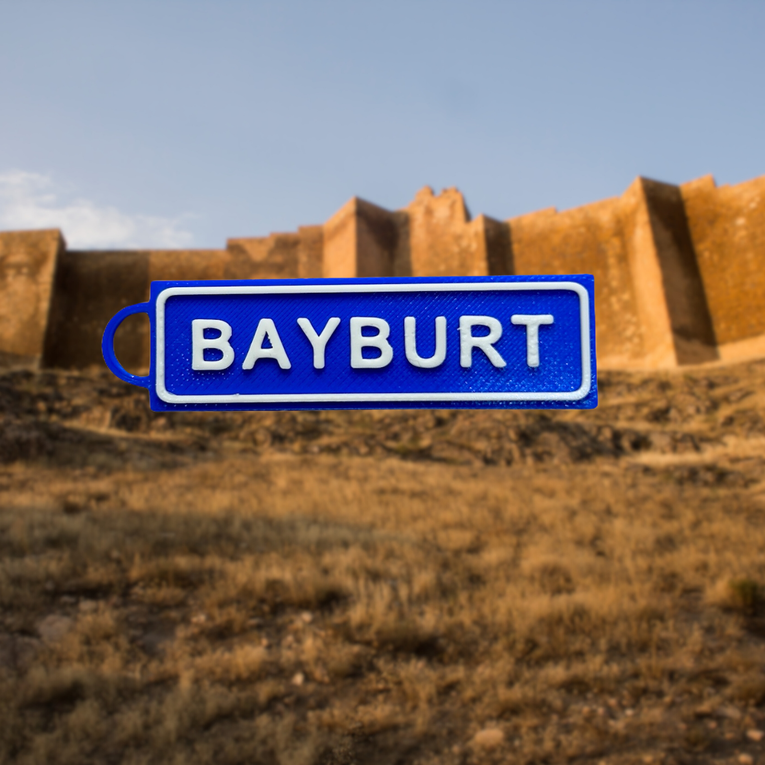 Memleketim Bayburt Tabela Anahtarlık