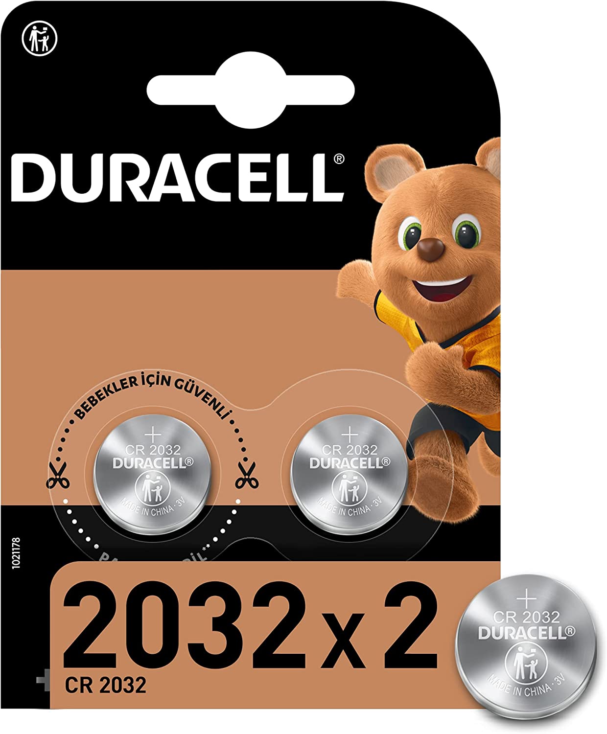 Duracell Özel 2032 Lityum Düğme Pil 3V