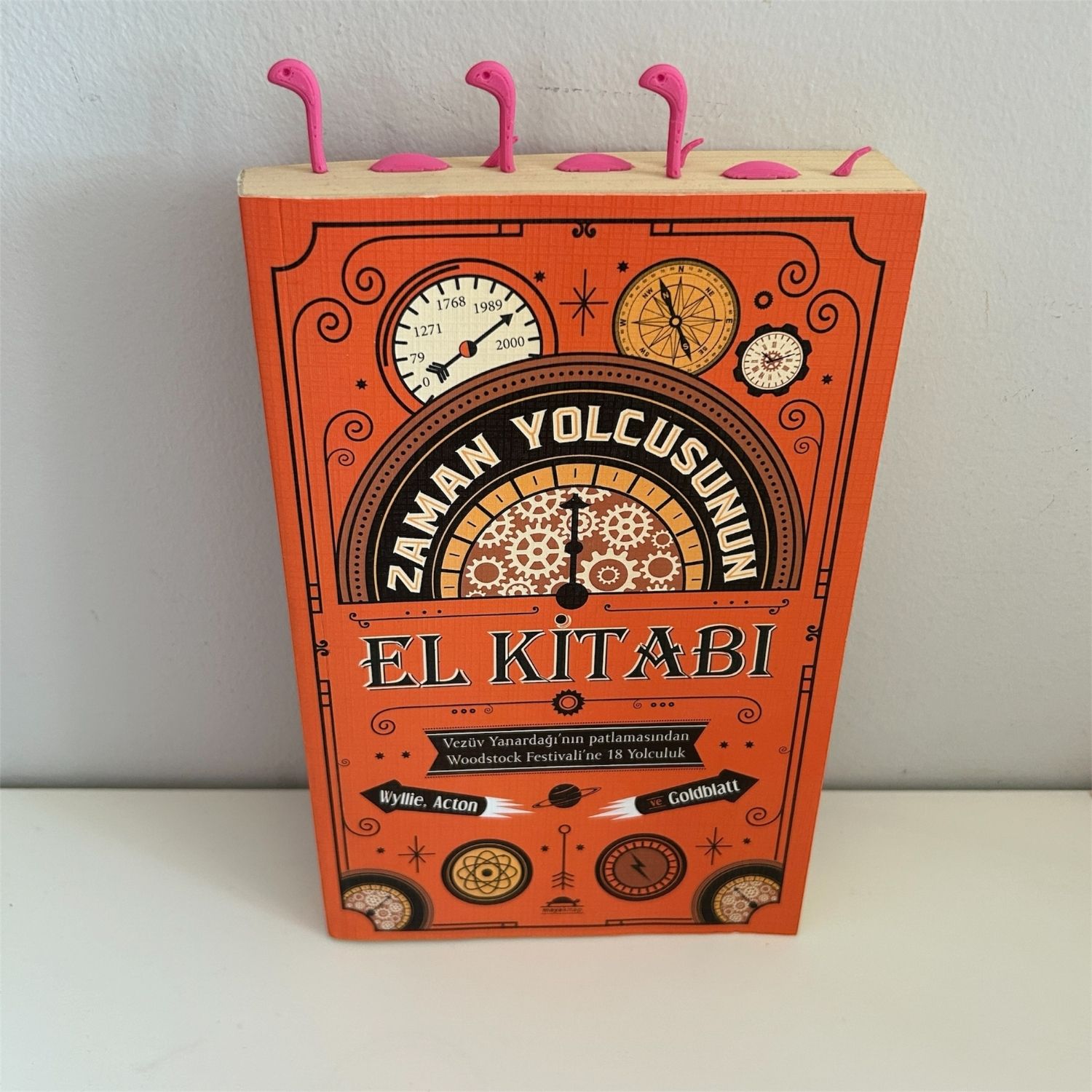 5'li Pembe Dinozor Kitap Ayracı Seti