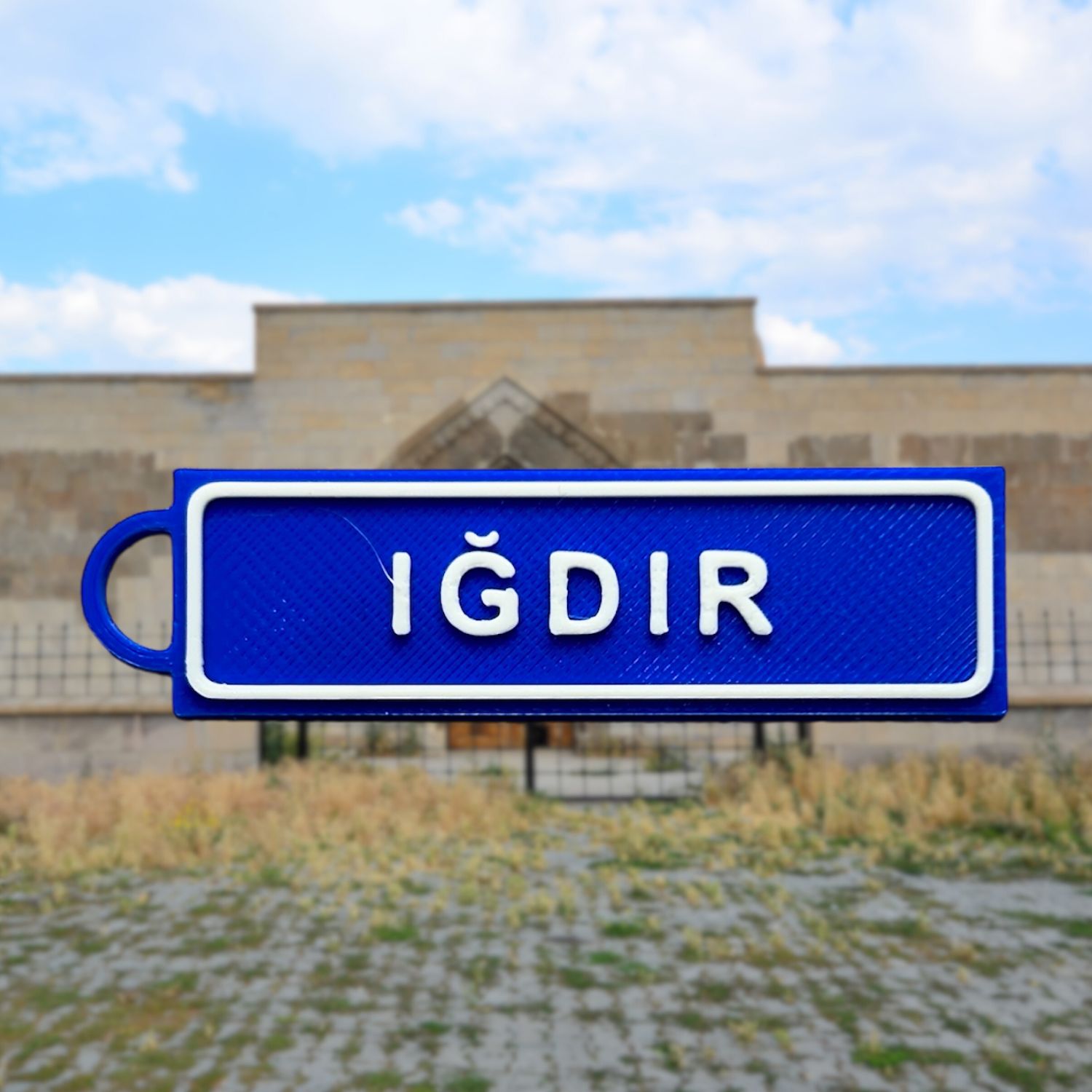 Memleketim Iğdır Tabela Anahtarlık