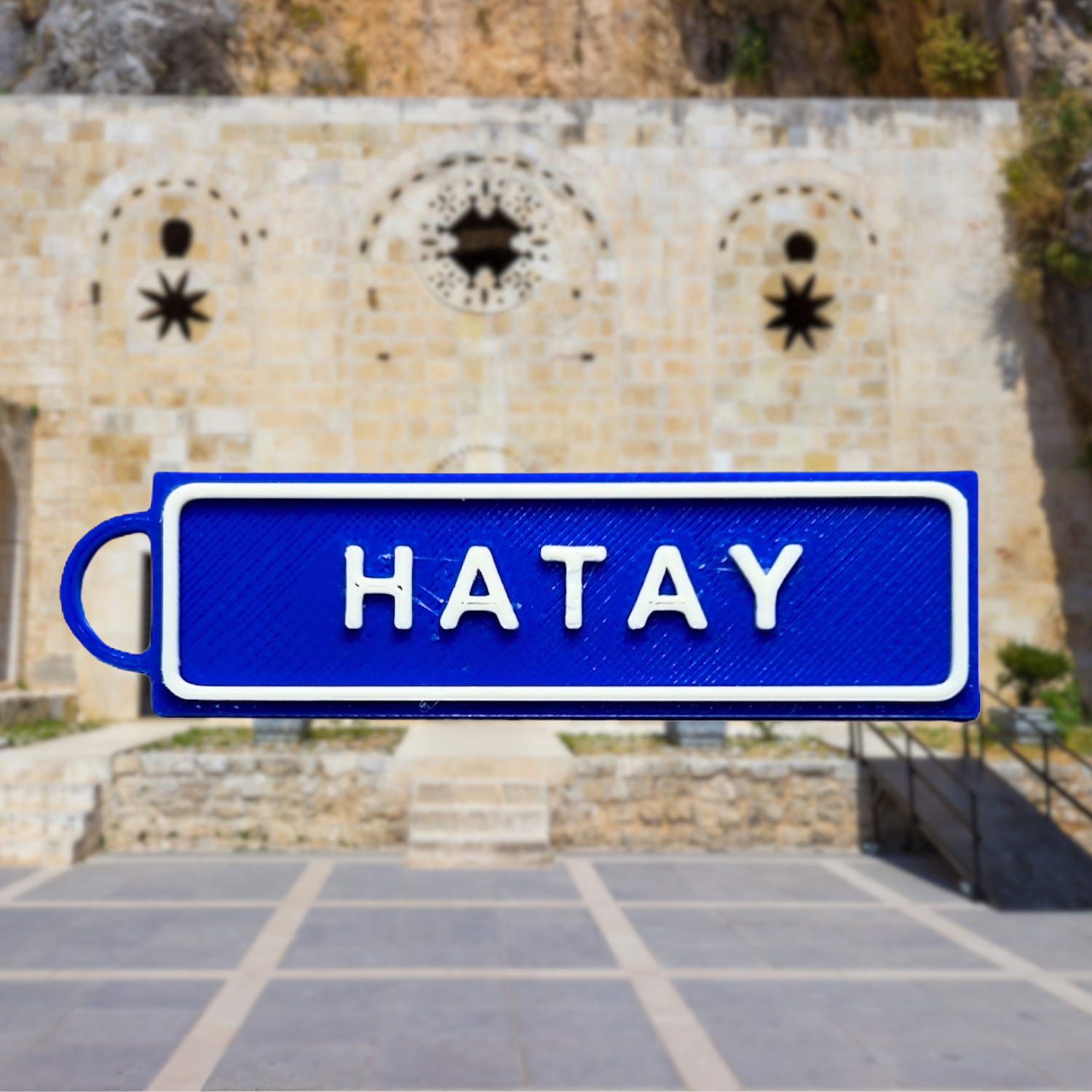 Memleketim Hatay Tabela Anahtarlık