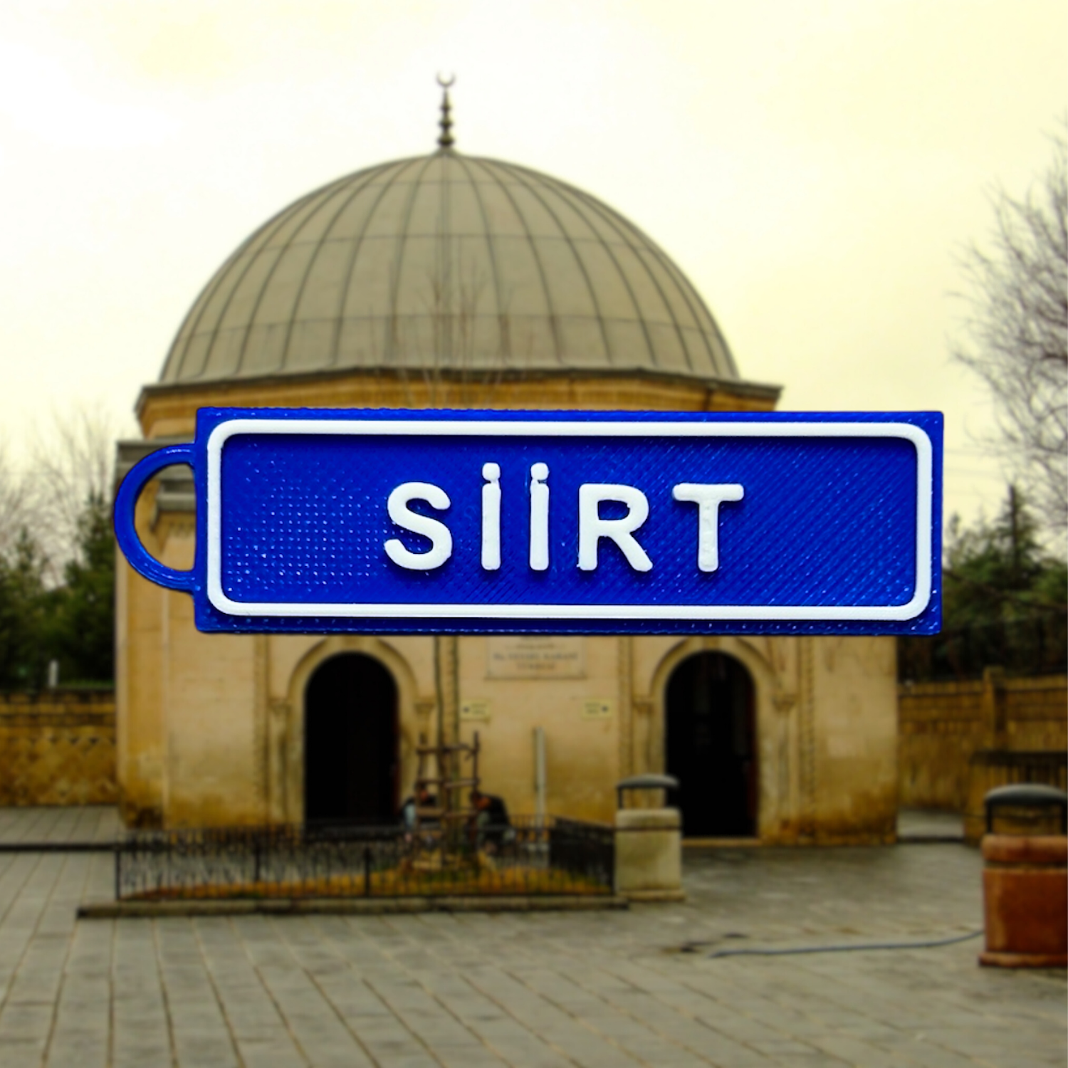 Memleketim Siirt Tabela Anahtarlık