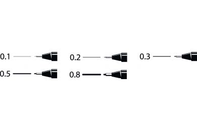 Artline Drawing System Teknik Çizim Kalemi 0.8