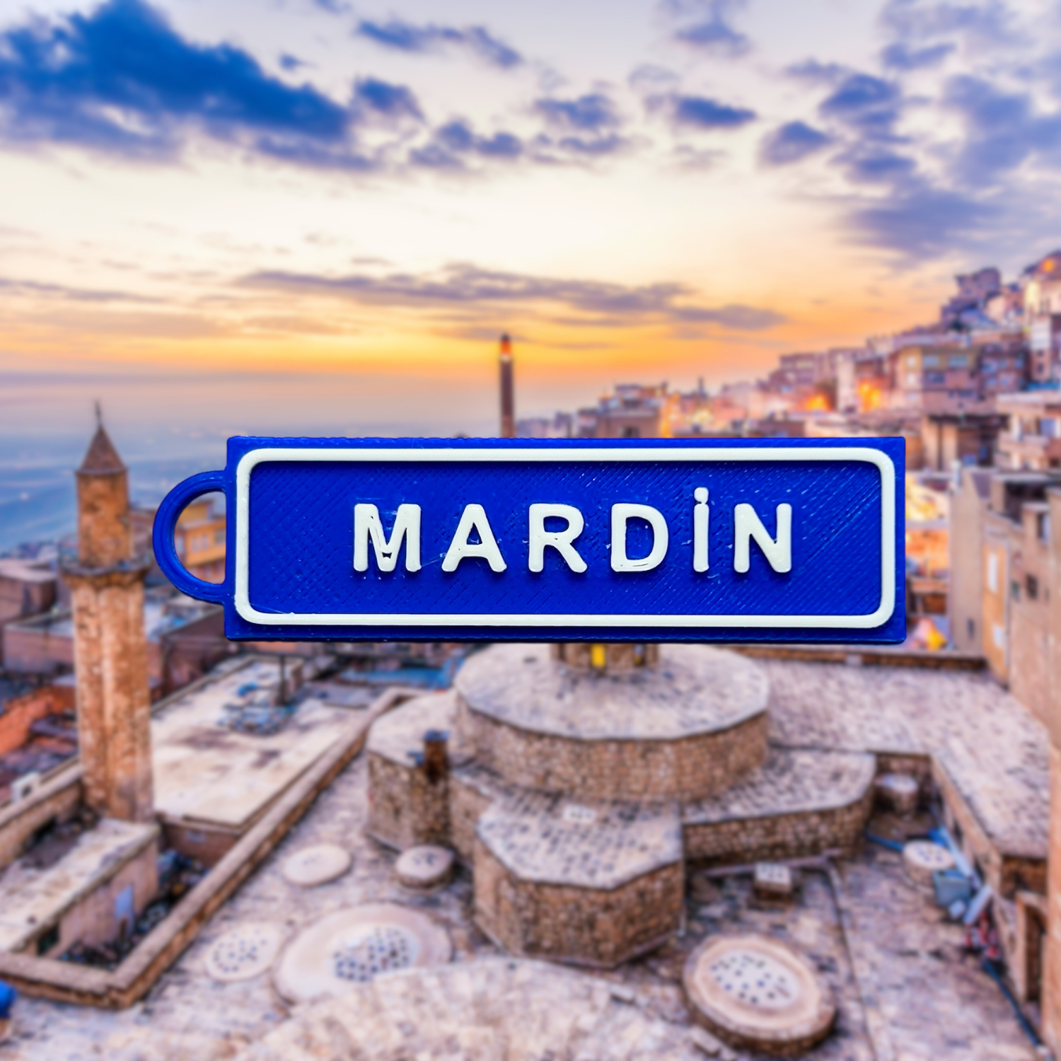 Memleketim Mardin Tabela Anahtarlık