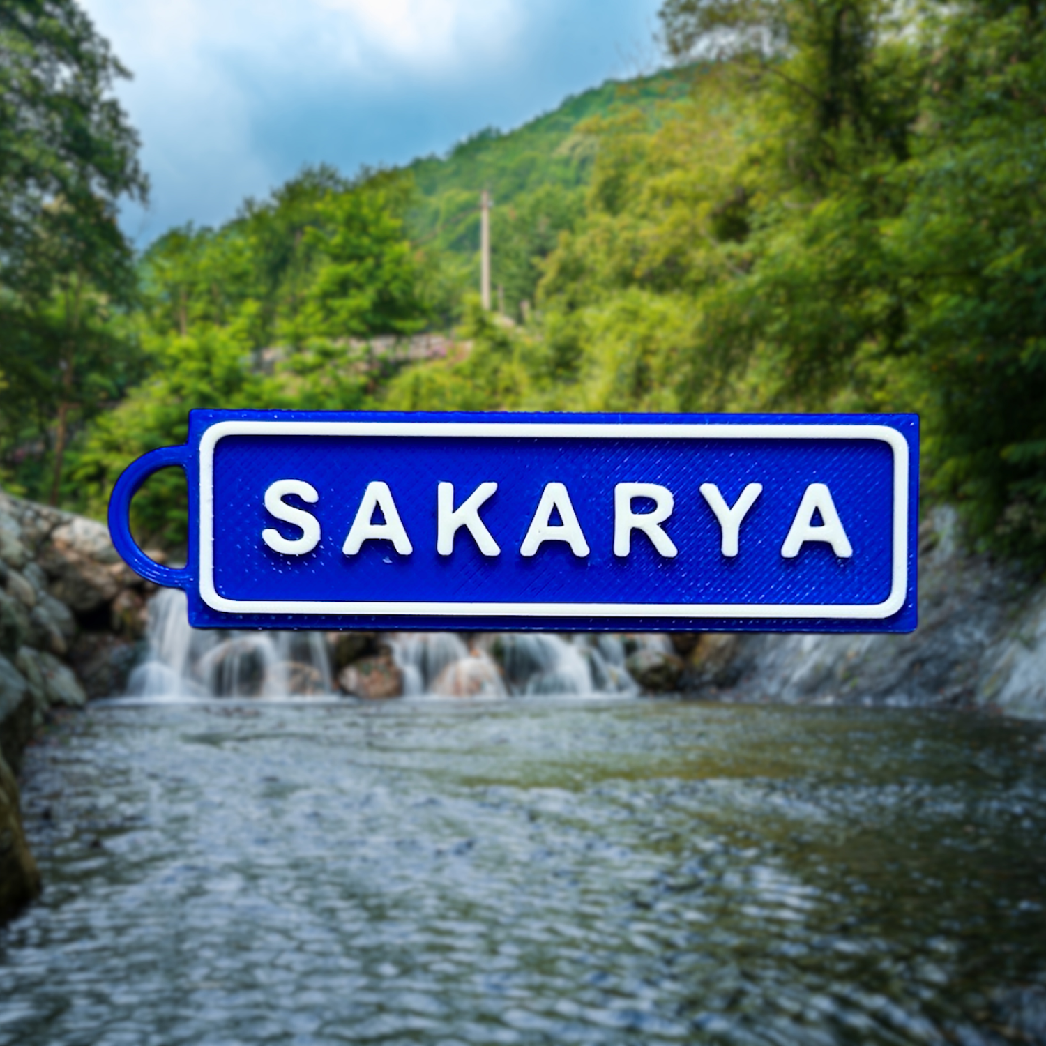 Memleketim Sakarya Tabela Anahtarlık