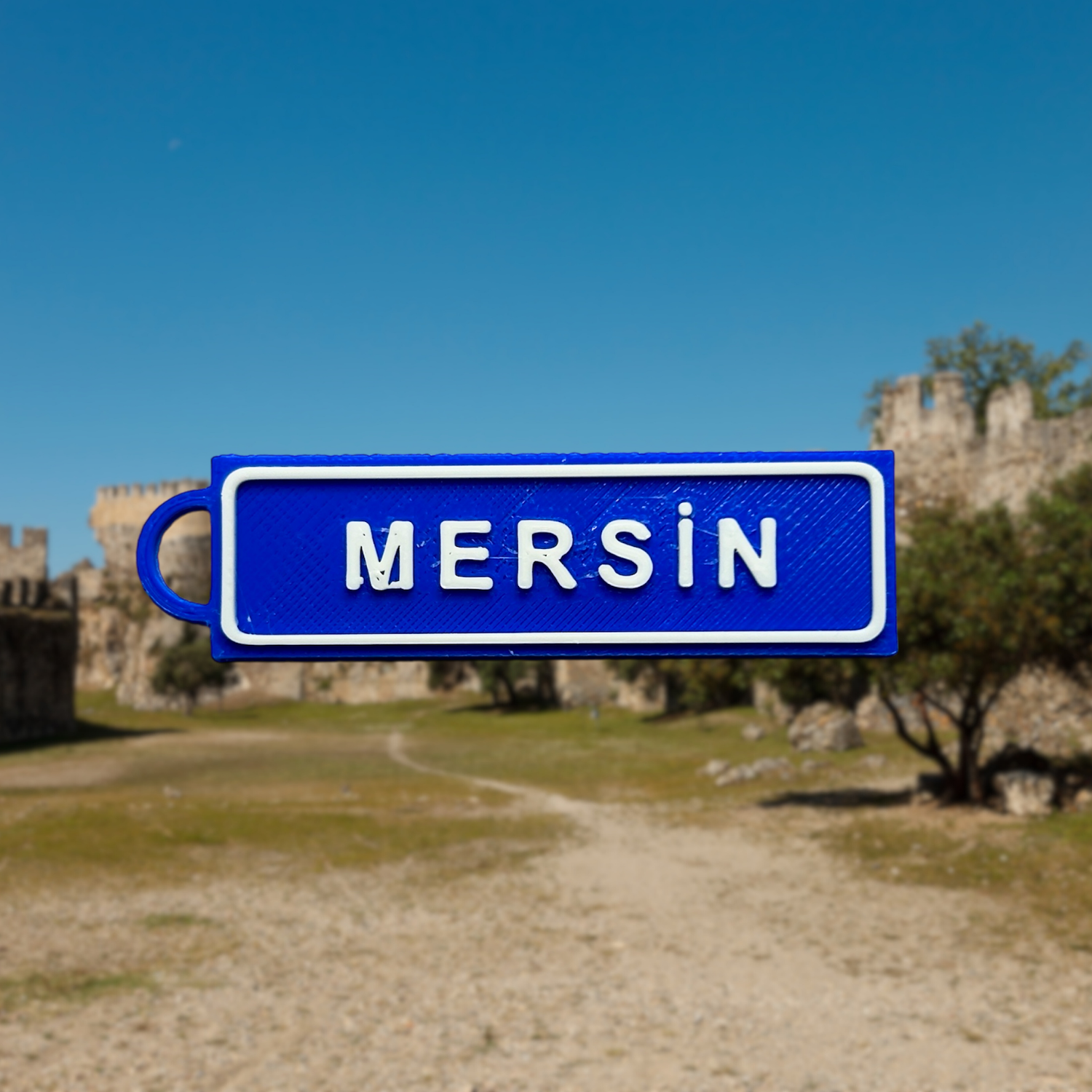 Memleketim Mersin Tabela Anahtarlık